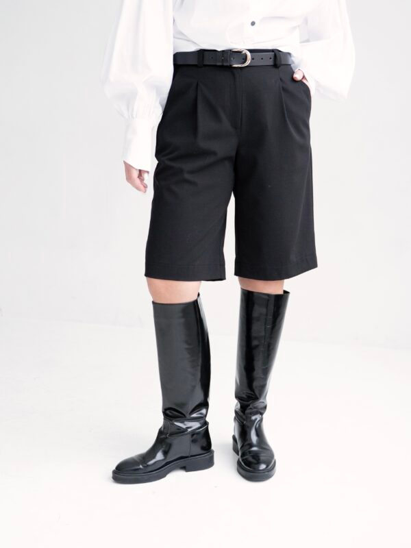 Bermuda shorts | Black