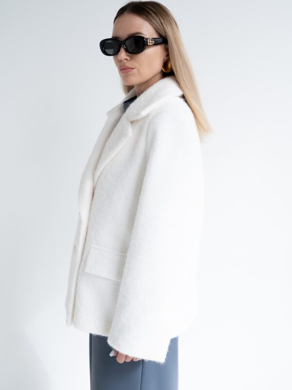 Wool blazer | White