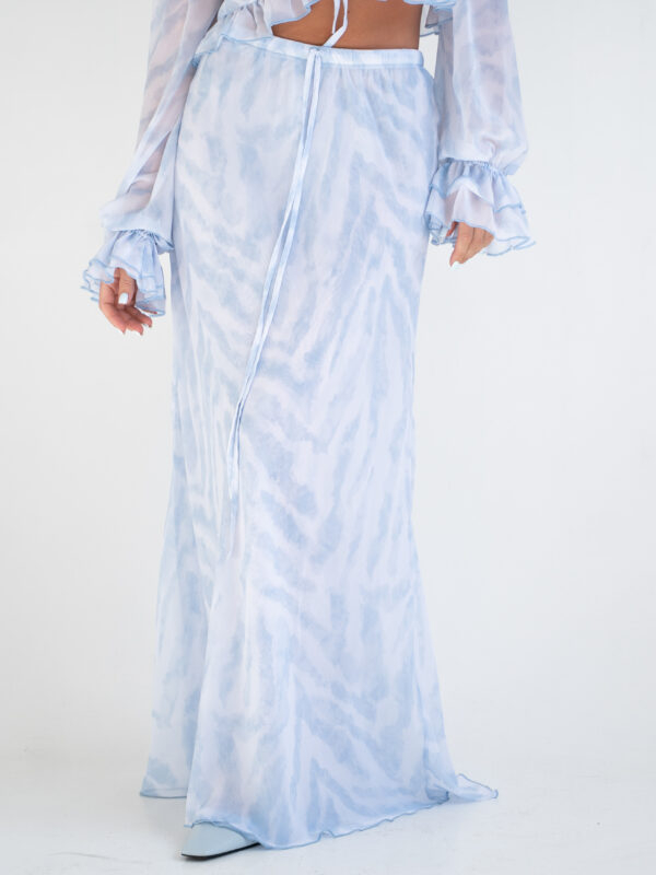 Maxi skirt | Zebra print