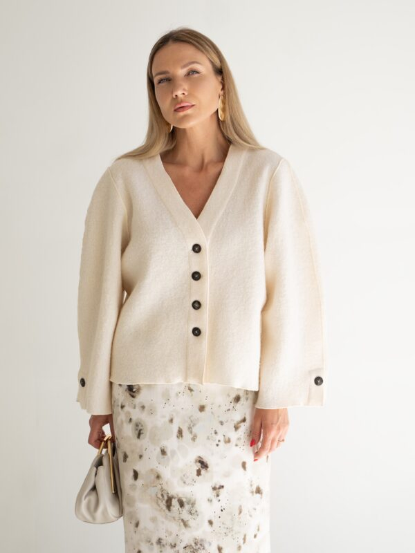 Linen blazer | Light beige