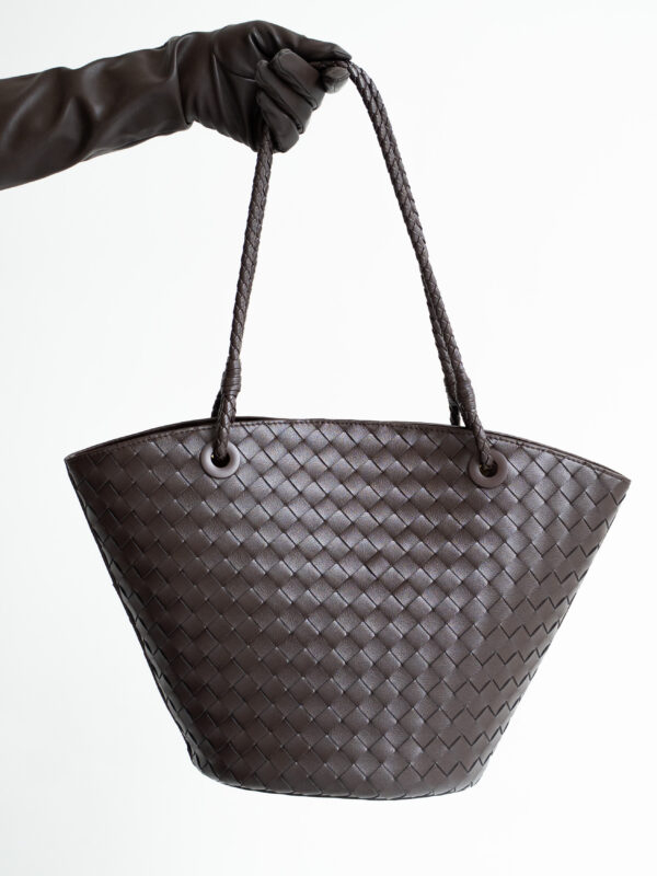 Natural leather bag | Dark chocolate