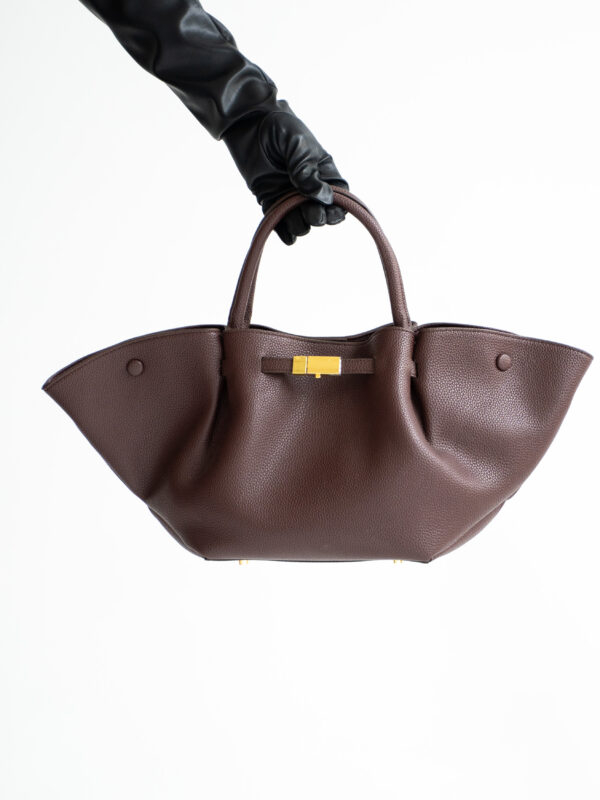 Natural leather bag | Burgundy